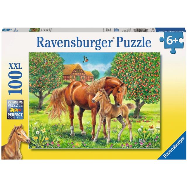 Ravensburger sestavljanka Konji na polju 100d