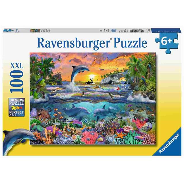 Ravensburger Sestavljanka Tropski paradiž 100d