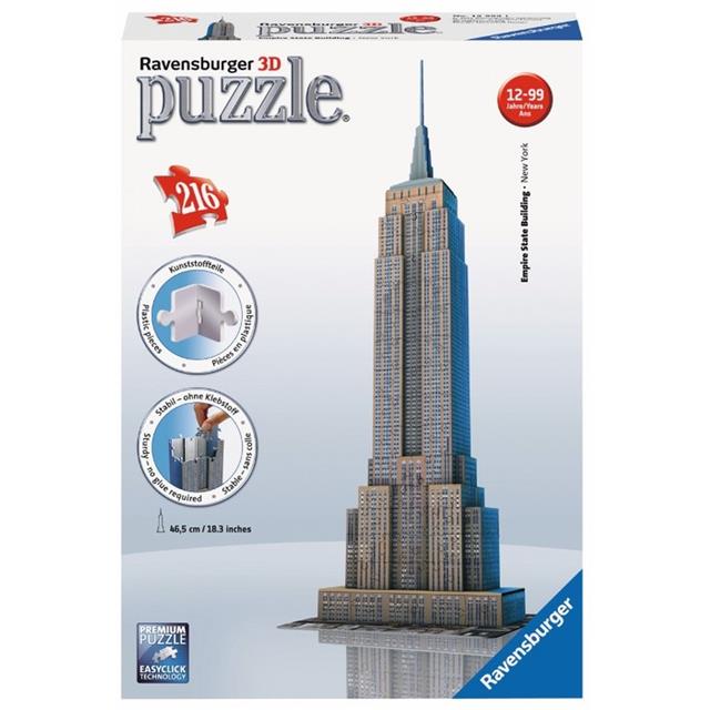 Ravensburger sestavljanka 3D Empire State Building New York 216d