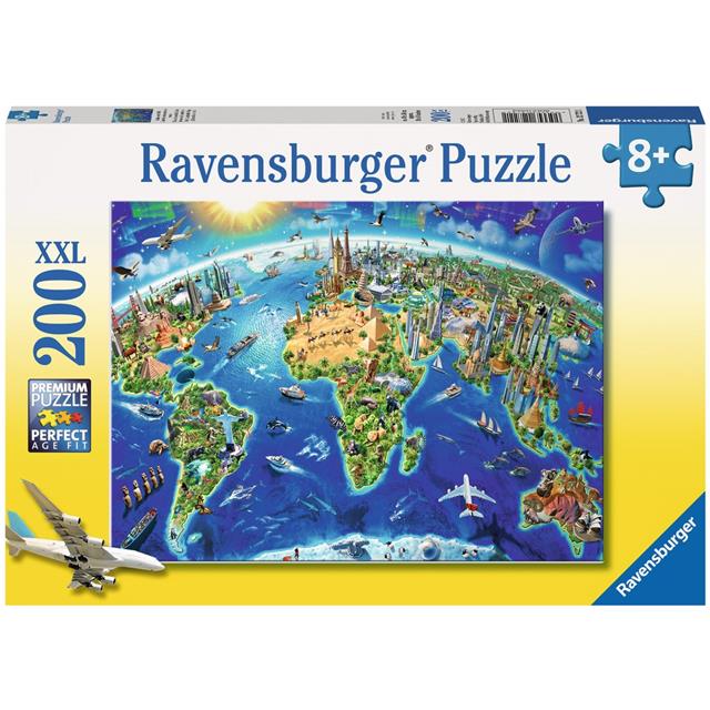 Ravensburger sestavljanka Pogled na svet 200d