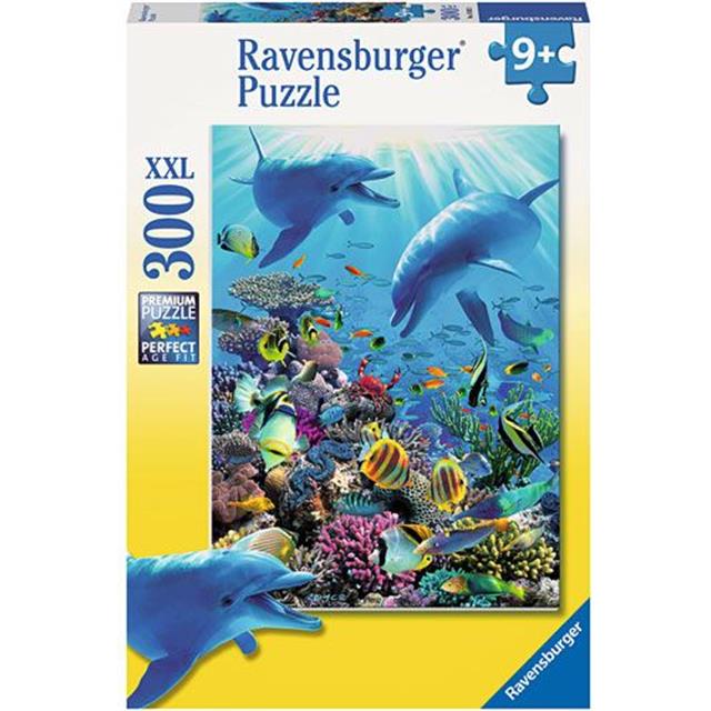 Ravensburger sestavljanka Podvodne norčije delfinov 300d