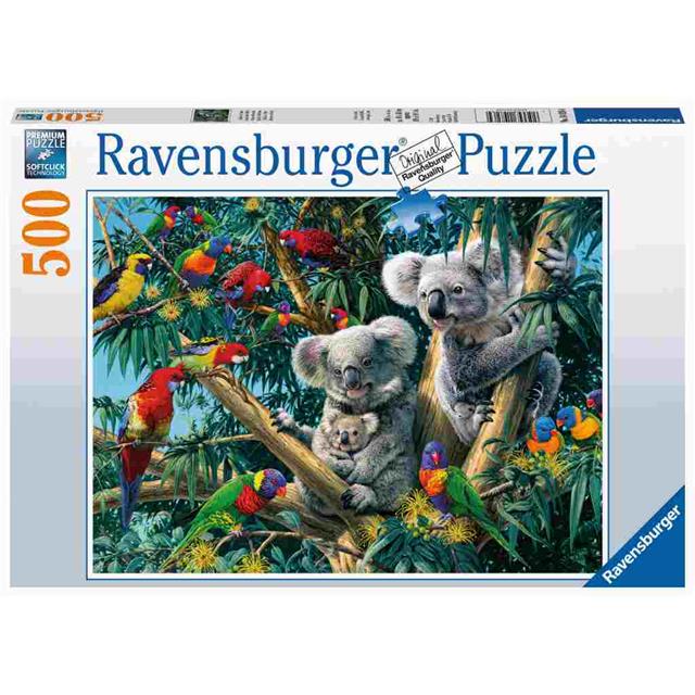 Ravensburger sestavljanka Koale med papigami v pragozdu 500d