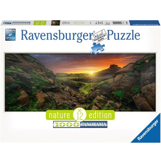 Ravensburger sestavljanka Sonce v gorah 1000d -X