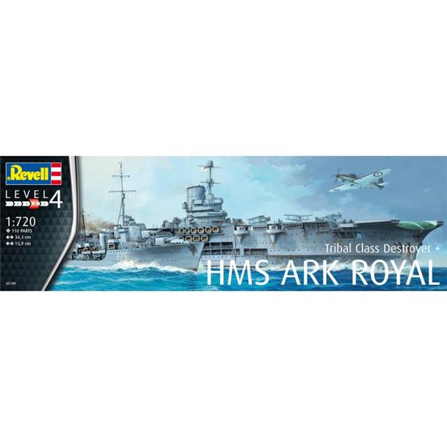 HMS Ark Royal & Tribal Class Destroyer - 090