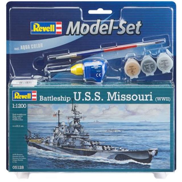 Revell Model Set Battleship U.S.S. Missouri (WWII) - 6030
