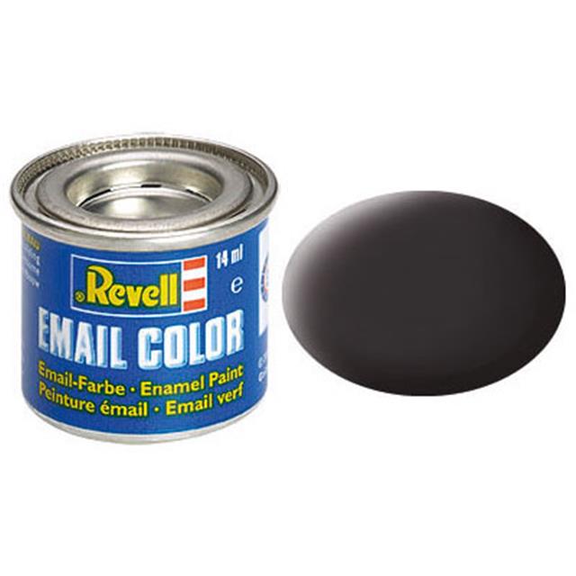 Revell emaill BARVA 106 - Tar Black, Matt, 14ml, RAL 9021