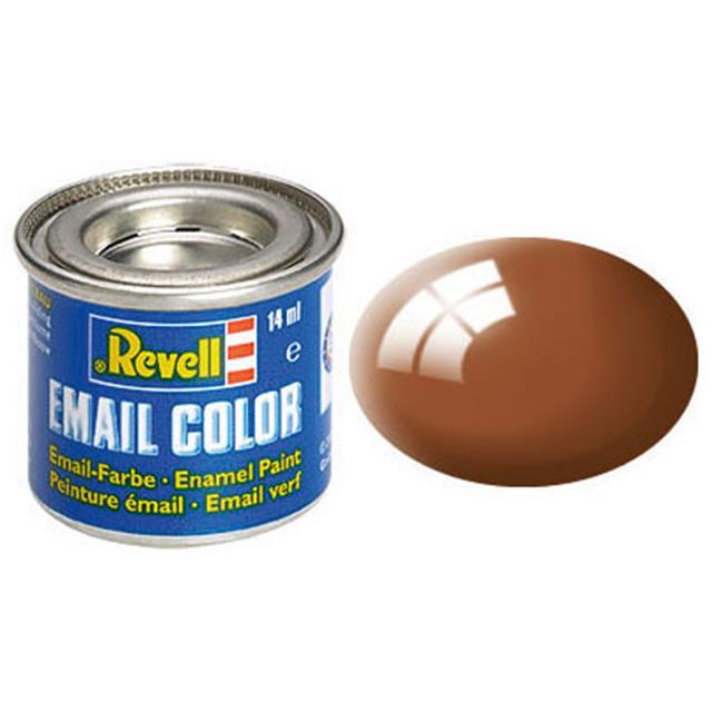 Revell email BARVA 180 - Mud Brown, Gloss, 14ml, RAL 8003