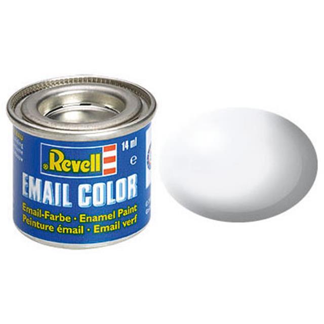 Revell email BARVA 301 - White, Silk, 14ml, RAL 9010