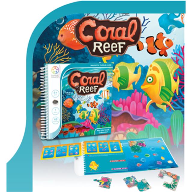 Smart Games Koralni greben (48 izzivov) magnetna potovalna igra
