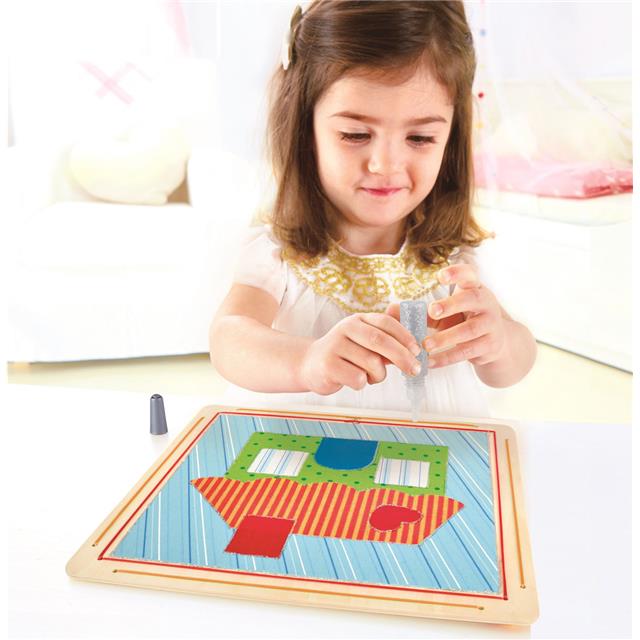 HAPE ustvarjanje - Kolaž iz blaga