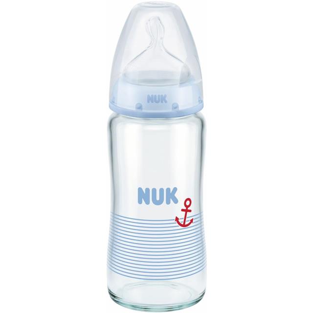 Nuk Steklenička First Choice+, steklo, 240 ml, silikon